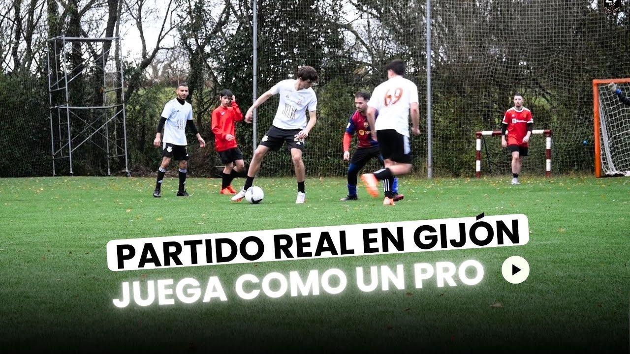 Juega como un profesional en el campo de fútbol 7 de Gijón